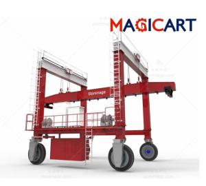Quality PLC Motor Rubber Tyre Mobile Gantry Crane Customized wholesale
