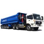 CIMC 5 Axle Tractor Tipper Trailer for Sale Hydraulic Tipping In Africa