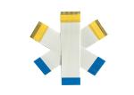Signal Transmission 60V 1.0mm FFC Flexible Flat Cable