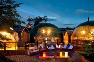 Quality Transparent 14m Geodesic Camping Dome Tents For Outdoor Activities wholesale