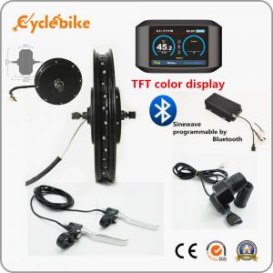 TFT Programmable Electric Bike Hub Motor Kit 48v / 72v / 96v 5000w