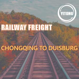 Quality NVOCC International Rail Freight Logistics From Chongqing China To Duisburg Germany wholesale