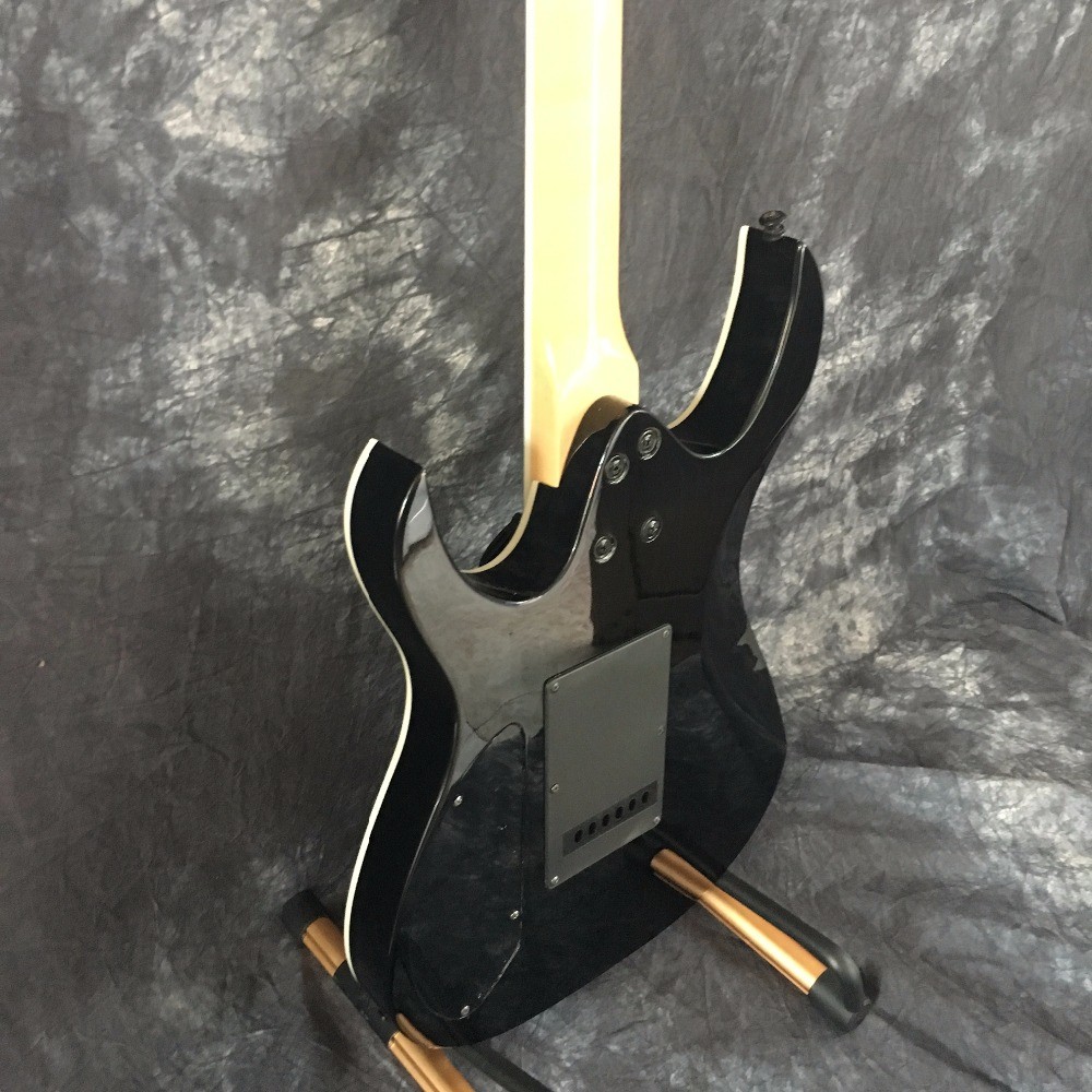 Hot Selling 6 Strings Brown Quilted Finish Jackson Electric Guitars With Black Hardwares