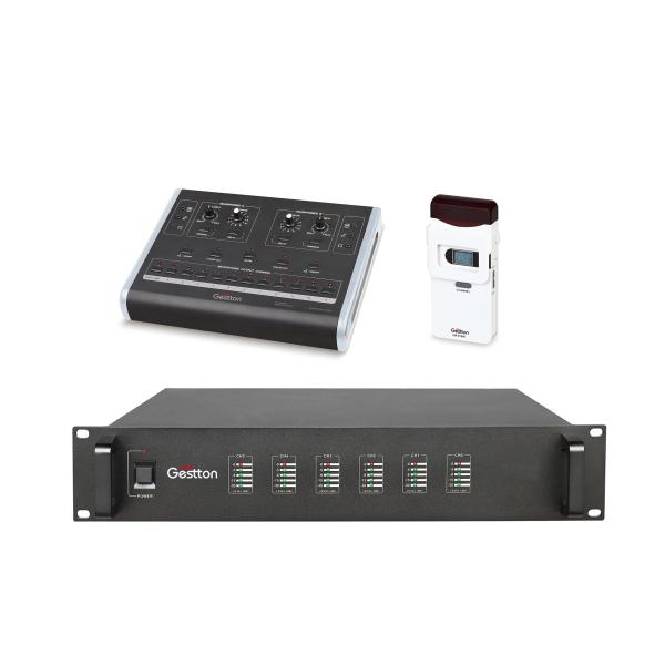 Cheap 6 Languages Conference Translation System AC110V-240V CE ROHS for sale