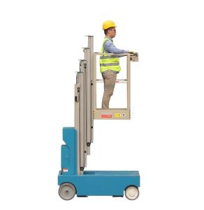 Quality 4- 8 m Self Propelled Electric Cherry Picker Single Mast Aerial Work Platform wholesale