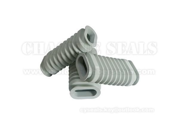 10.5 Mpa EPDM Flexible Rubber Bellows Air Aging Resistance Insulating Silver
