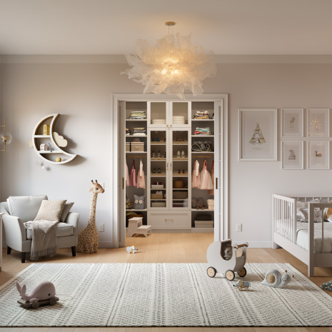 YALIG European Style High End Professional Customized Modern Bedroom Standard Wardrobe Closet