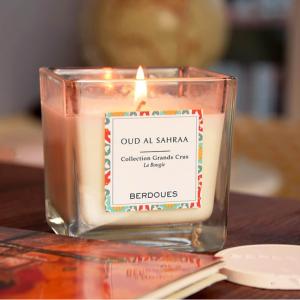 Quality Glass Jar Scented Soy Wax Candle / Non Toxic Scented Candles With Luxury Packing wholesale