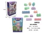 64 Pcs 4.9 " Large Soft Rubber Building Blocks , Age 12 Months Educational Baby