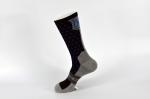 Anti Slip Under Armor Basketball Socks , Nylon / Elastane Black Basketball Socks