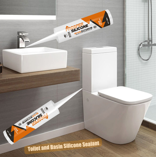 All Purpose Anti Mould Silicone Sealant For Sink / Shower / Bath / Bathroom Worktop