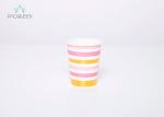 Party / Wedding Decorative Paper Cups , Paper Takeaway Cups Metallic Gold
