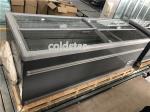 Supermarket Refrigeration Equipment Frozen Food Glass Door Chest Island Fridge