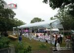 Aluminum Frame Small Garden Marquee Tent Waterproof with Glass Walls