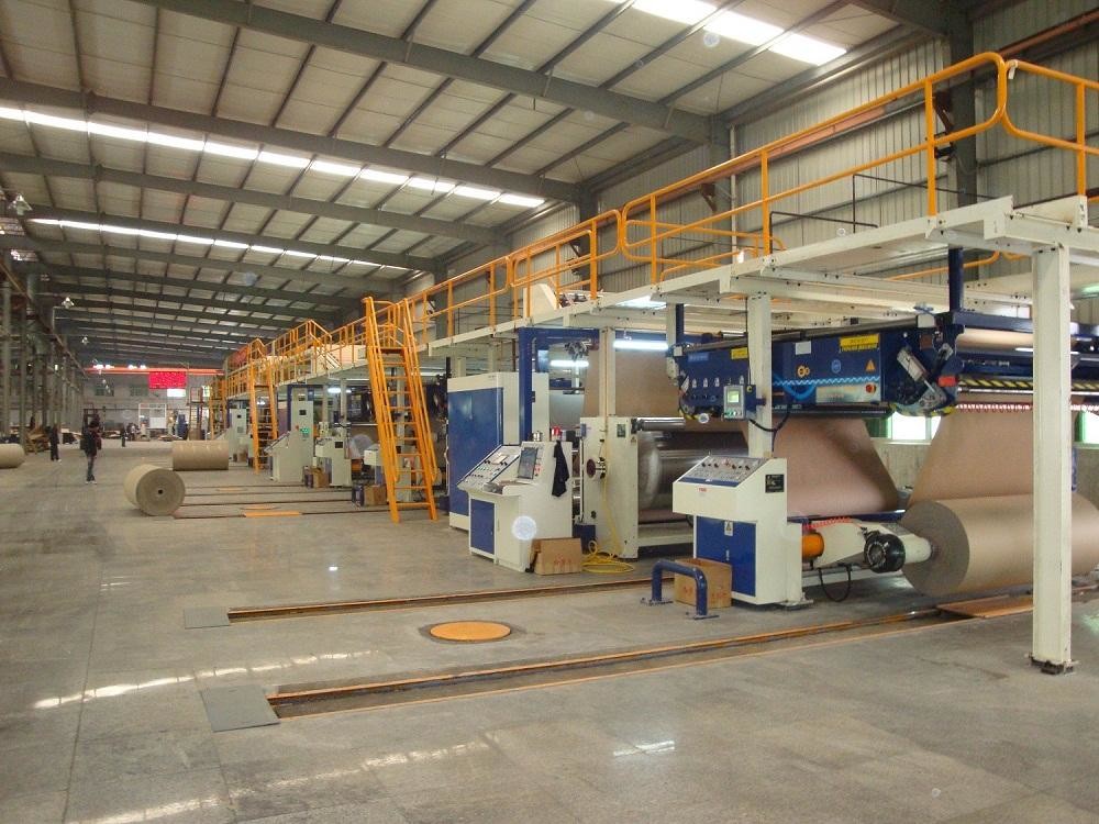 7 Ply Electric Corrugated Carton Box Making Machine High Production