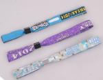 Customer Logo Adjustable Wrist Bands , Printed Wristbands For Events