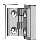 Sus304 Heavy Duty Steel Hinges Polish Surface For Cabinet Door