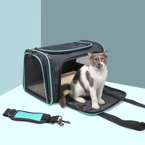 Quality Expandable Airline Approved Cat Bag Pet Cages Carrier For Travel wholesale