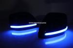Nissan Patrol Flowing LED Side RearView Mirror Black Cover Replacement Turn