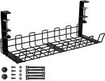 Customizable Logo Electric Office Furniture Cable Management Tray with Clamp