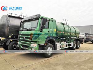 Quality SINOTRUK Howo 6X4 18CBM Sewage Suction Tanker Truck wholesale