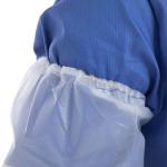 Plastic Disposable Protective Gloves PE Long Sleeve White