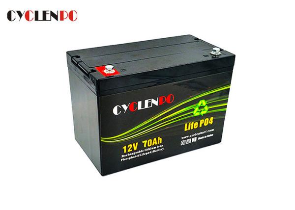 12v 70ah Lightweight UPS Li Ion Battery , Lithium Solar Replacement Batteries