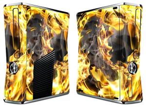 Quality Console Skin Sticker for XBOX 360 slim Skin Sticker,OEM Welcome for XBOX 360 slim Skin sticker wholesale