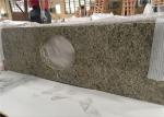 New Venetian Gold Granite Prefab Stone Countertops Waterproof Type