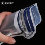 Gravure Printing CMYK MOPP Frosted Snack Food Bags With Window