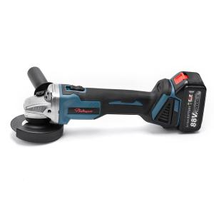 Quality 10000 MAh Li-Ion Battery Powered Angle Grinder 88volt Cordless Grinder With Battery And Charger wholesale