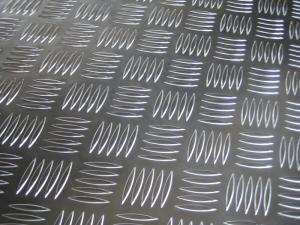 Quality Polishing Aluminum Diamond Plate Flooring , Checkered Aluminum Sheets wholesale