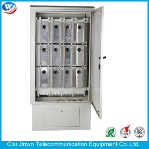 Quality 2400 Pair Floor Network Cabinet Double Doors Telecommunication Distribution Box wholesale