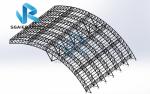 Wind Resistance Roof Prefabricated Steel Structure Steel Frame Construction
