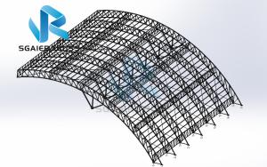 Quality Wind Resistance Roof Prefabricated Steel Structure Steel Frame Construction wholesale