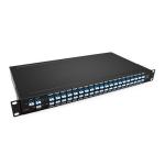 LC/UPC Dual Fiber 1U Rack DWDM MUX DEMUX 40CH (C21-C60)