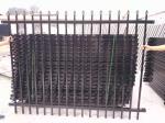 Customized Black Zinc Steel Metal Garrison Fence Panels Maintenance Free