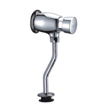 Self Closing Toilet Flush Valves Single Hole Wall Mounted Water Tap for