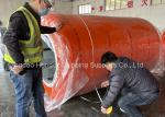 Foam Filled Donut Fender Red Color For Port Protection