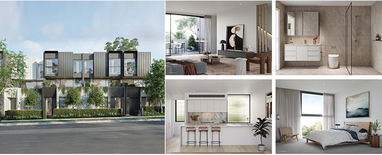 Energy Saving Affordable Modular Homes Prefab House Steel Structure Villa Town House