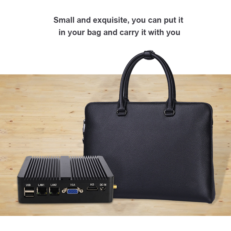 Fanless J4125 Portable OEM Industrial Mini PC Small Pocket Intel Mini Pc Computer