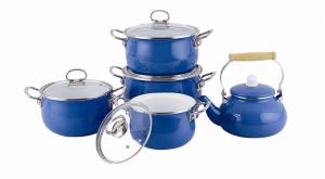 Quality Enamelled cookware set wholesale