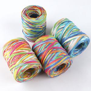 Quality Craft Paper Rope Diy Raffia 100m Christmas Braided Paper Rope wholesale