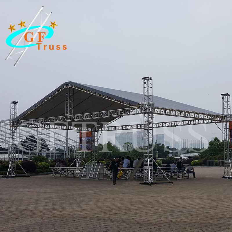 Exhibition Stage Lighting Bolt Truss Frame Structure Aluminum Light Truss