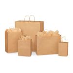 Recyclable Kraft Paper Chocolate Food Packaging Bags With Clear Window