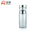Empty round transparent cosmetic bottles and jars set 100ml 120ml 50g