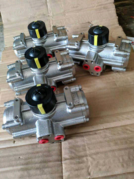 DA45 stainless steel 316 material double acting pneumatic rotary actuator