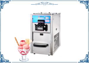 Quality Automatic Soft Ice Cream Frozen Yogurt Maker 3 Flavors Table Top Low Noise wholesale