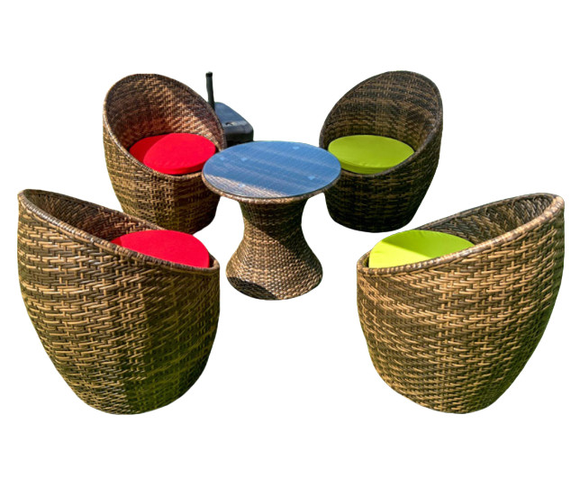 Environmental Protection Outdoor Furniture Set Chairs Table Dining Rattan Set