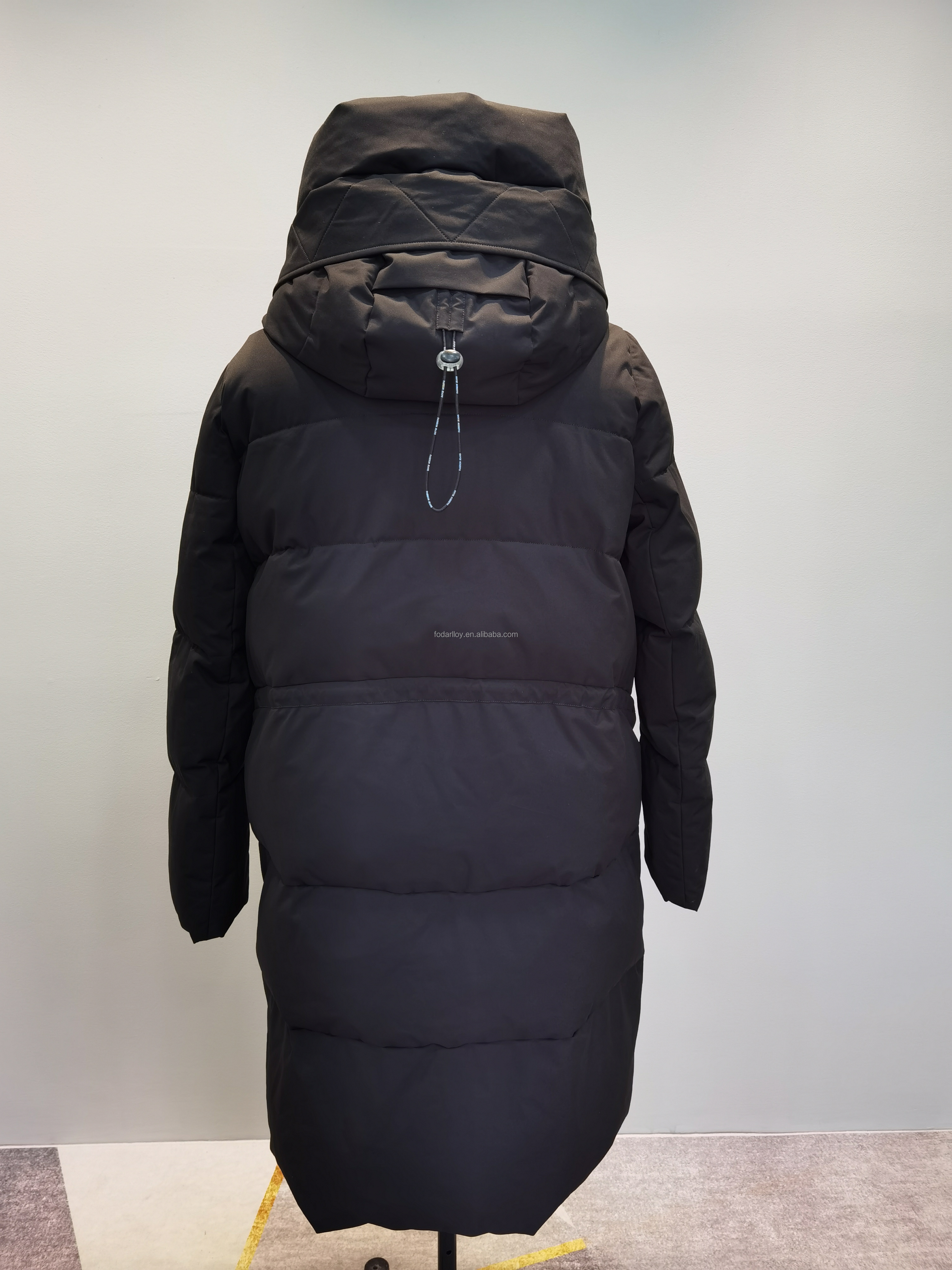 FODARLLOY Ladies Warm Hooded Cotton-padded Clothes Slim Long Down Winter Jackets Women Coats Woman Coat F22563
